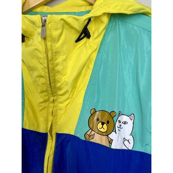 Ripndip Teddy Fresh X Packable Anorak Jacket Windbreaker Size S Light Zip Men's - Picture 10 of 16